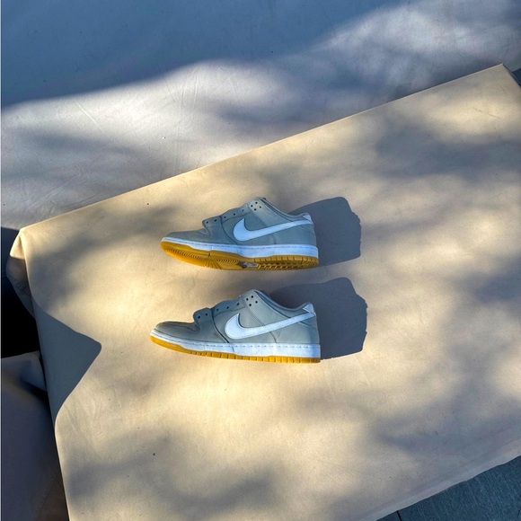 Nike Other - Nike sb dunk low wolf gray gum